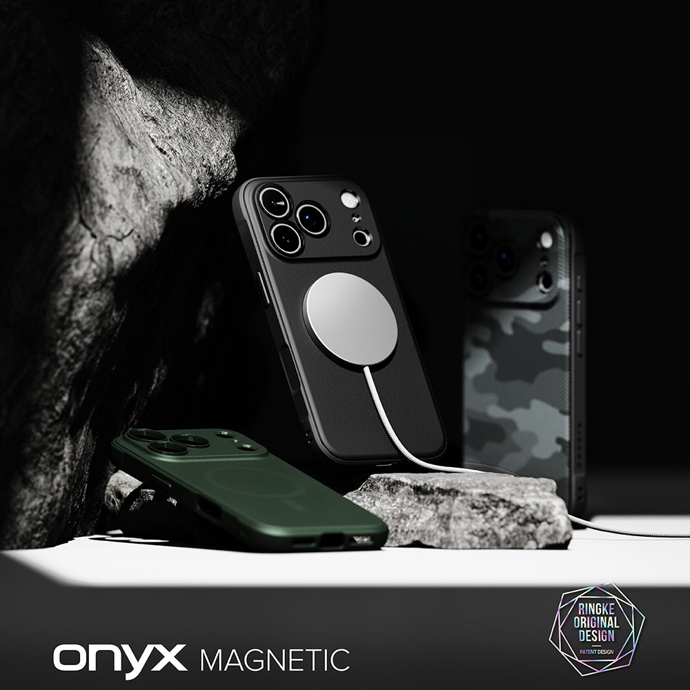 Θήκη MagSafe για Apple iPhone 18 Pro Max / 17 Pro Max, Ringke, Onyx, Σκούρο Πράσινο