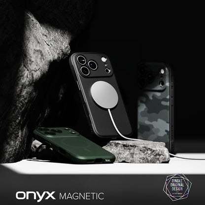 Θήκη MagSafe για Apple iPhone 18 Pro Max / 17 Pro Max, Ringke, Onyx, Σκούρο Πράσινο