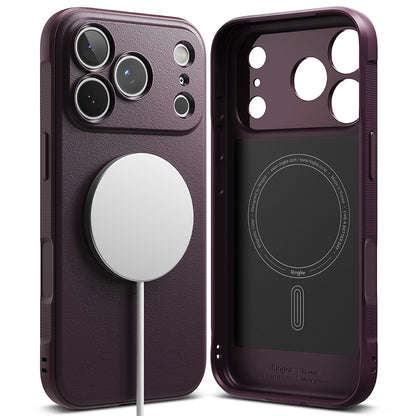 Θήκη MagSafe για Apple iPhone 18 Pro Max / 17 Pro Max, Ringke, Onyx, Σκούρο Μπορντό