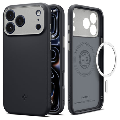 MagSafe Case for Apple iPhone 18 Pro Max / 17 Pro Max, Spigen, Caseology Nano Pop, Black ACS12142