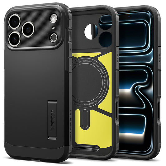 Θήκη MagSafe για Apple iPhone 18 Pro Max / 17 Pro Max, Spigen, Tough Armor T, Μαύρη ACS12136