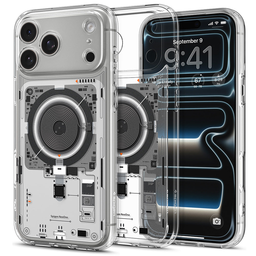 Θήκη MagSafe για Apple iPhone 18 Pro Max / 17 Pro Max, Spigen, Ultra Hybrid Neo One, Διαφανής ACS12129