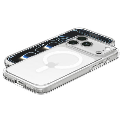 Θήκη MagSafe για Apple iPhone 18 Pro Max / 17 Pro Max, Spigen, Ultra Hybrid, Διαφανής Λευκή ACS12118