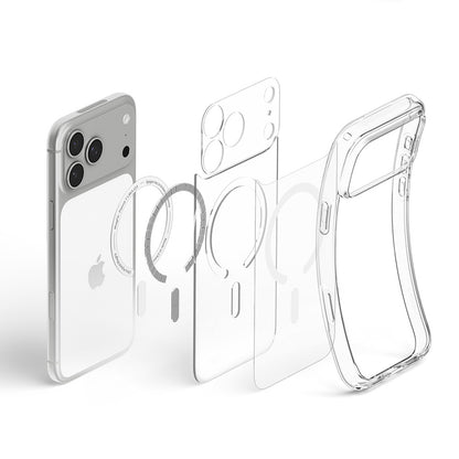 Θήκη MagSafe για Apple iPhone 18 Pro Max / 17 Pro Max, Spigen, Ultra Hybrid, Διαφανής Λευκή ACS12118
