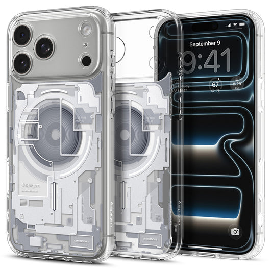 Θήκη MagSafe για Apple iPhone 18 Pro Max / 17 Pro Max, Spigen, Ultra Hybrid Zero One, Λευκή ACS12126