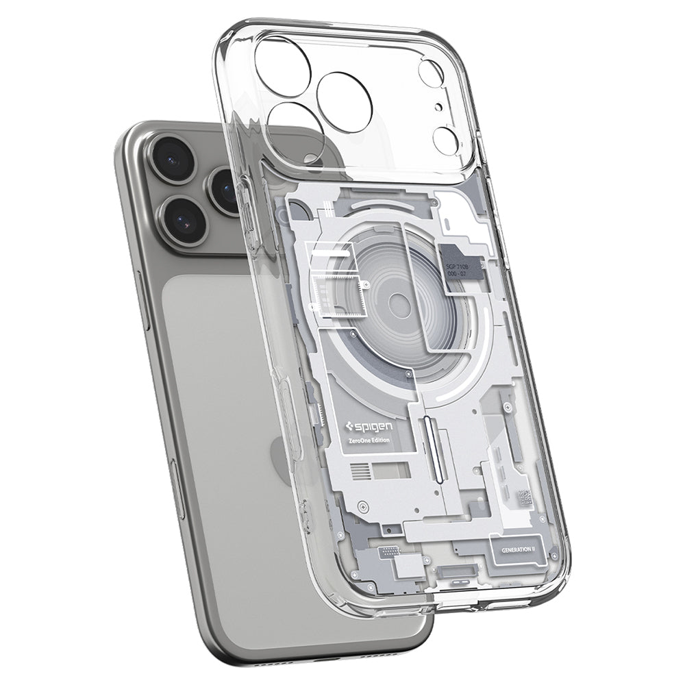 MagSafe Case for Apple iPhone 18 Pro Max / 17 Pro Max, Spigen, Ultra Hybrid Zero One, White ACS12126