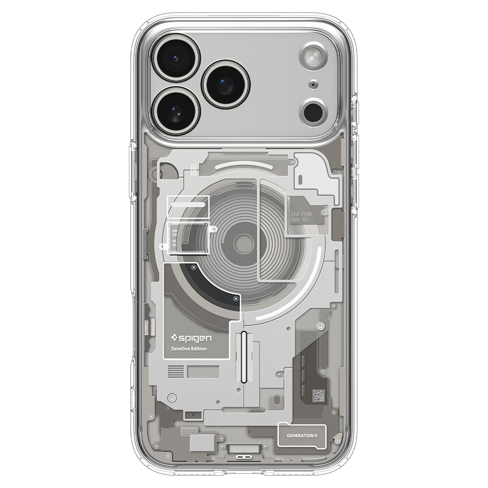 Θήκη MagSafe για Apple iPhone 18 Pro Max / 17 Pro Max, Spigen, Ultra Hybrid Zero One, Γκρι ACS12127