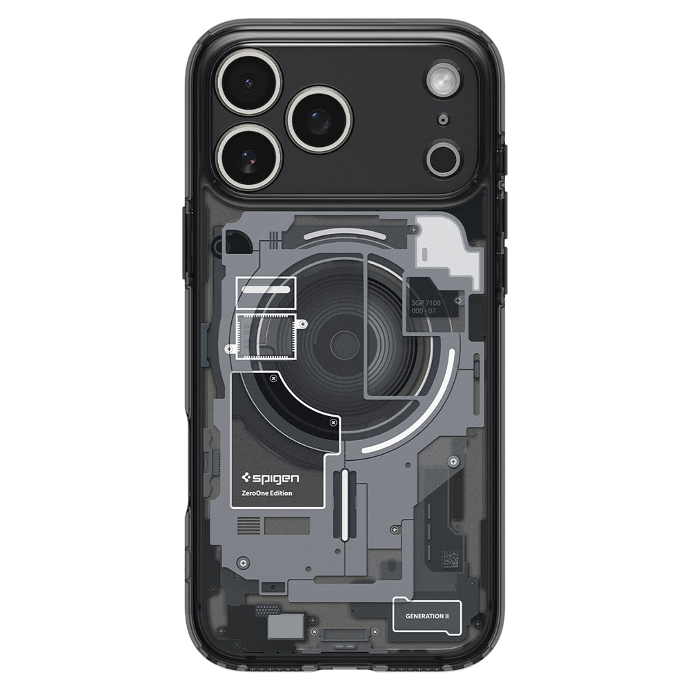 MagSafe Case for Apple iPhone 18 Pro Max / 17 Pro Max, Spigen, Ultra Hybrid Zero One, Black ACS12128