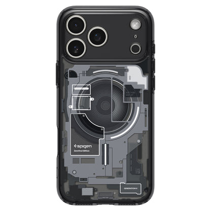 MagSafe Case for Apple iPhone 18 Pro Max / 17 Pro Max, Spigen, Ultra Hybrid Zero One, Black ACS12128