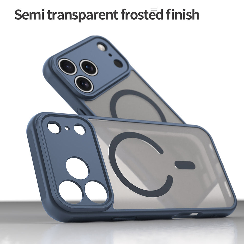 Θήκη MagSafe για Apple iPhone 18 Pro Max / 17 Pro Max, Techsuit, HaloFrost II, Μπλε Σκούρο