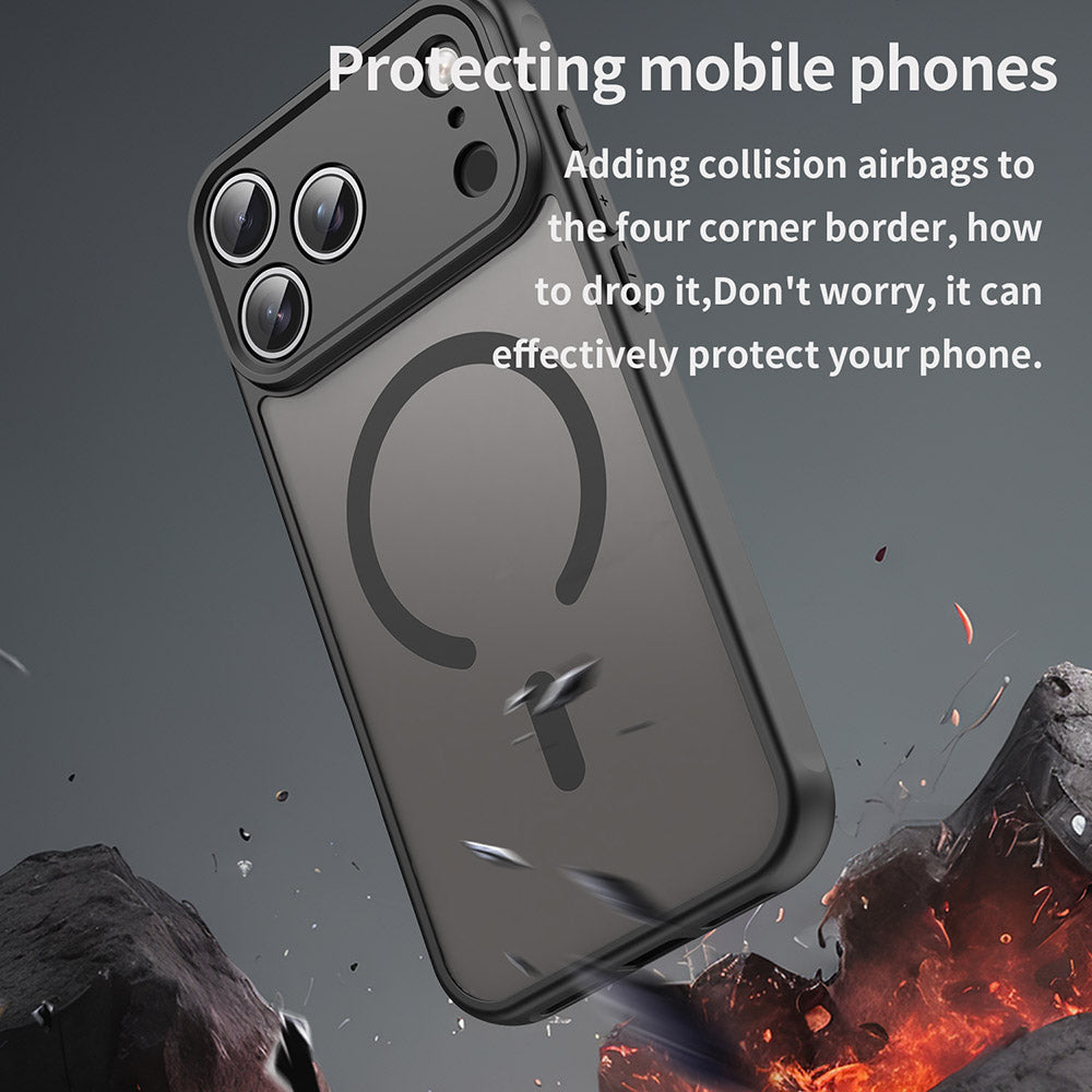 Θήκη MagSafe για Apple iPhone 18 Pro Max / 17 Pro Max, Techsuit, HaloFrost II, Μαύρη