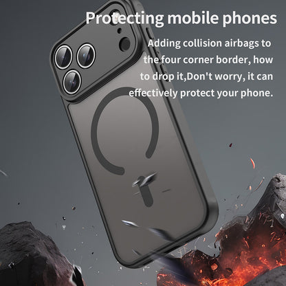 Θήκη MagSafe για Apple iPhone 18 Pro Max / 17 Pro Max, Techsuit, HaloFrost II, Μαύρη