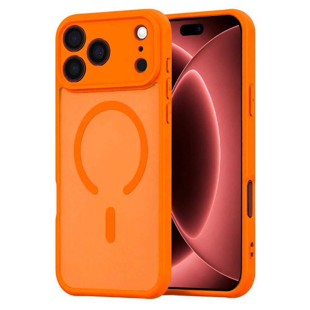 Θήκη MagSafe για Apple iPhone 18 Pro Max / 17 Pro Max, Techsuit, HaloFrost II, Πορτοκαλί