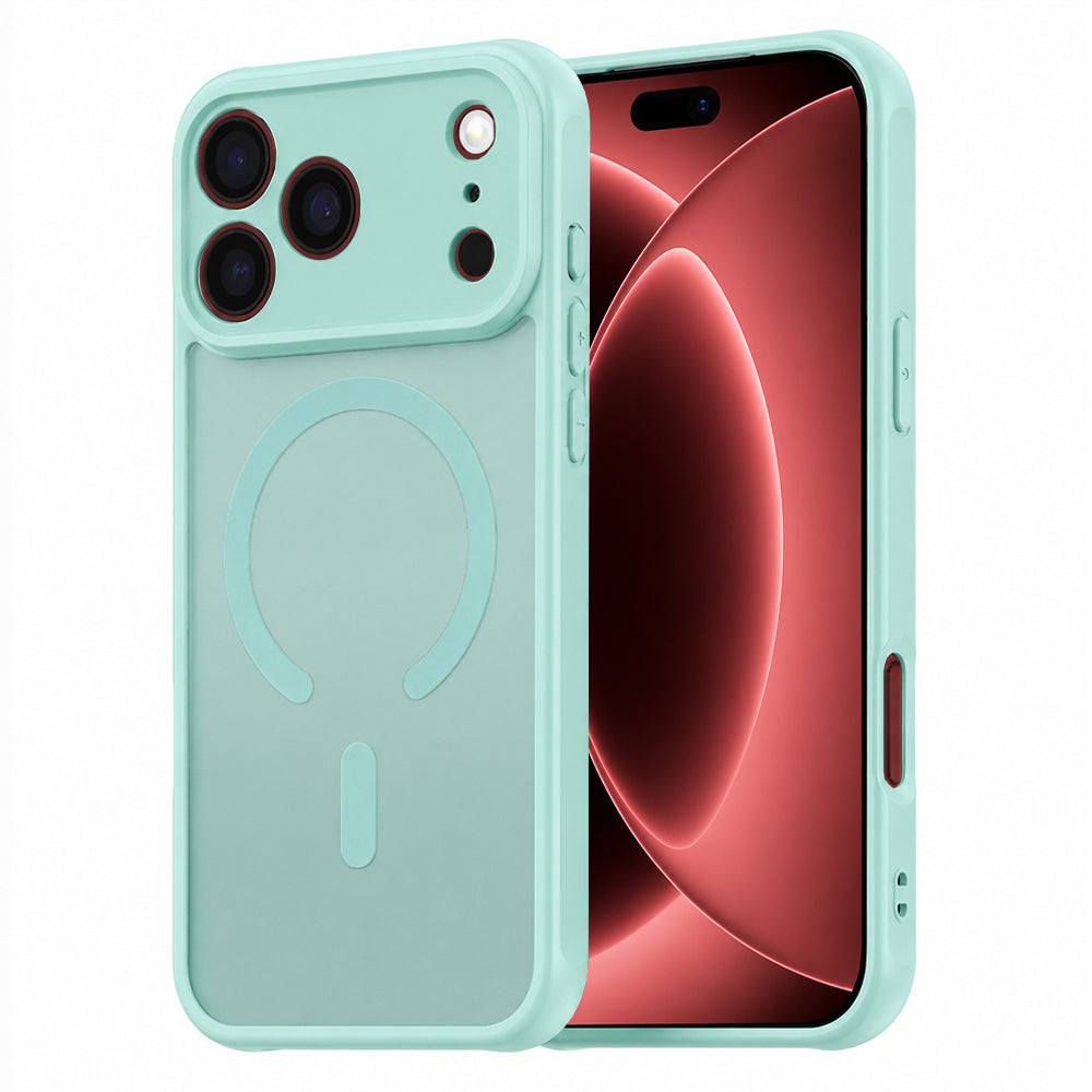 Θήκη MagSafe για Apple iPhone 18 Pro Max / 17 Pro Max, Techsuit, HaloFrost II, Ανοιχτό Πράσινο