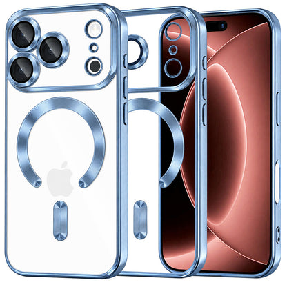Θήκη MagSafe για Apple iPhone 18 Pro Max / 17 Pro Max, Techsuit, Luxury Crystal, Bleu