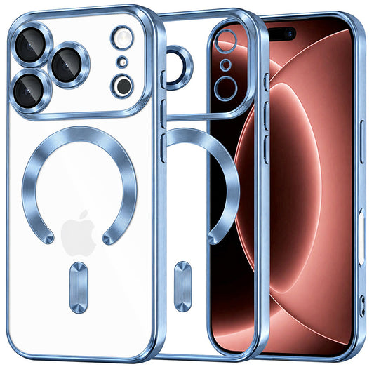 Θήκη MagSafe για Apple iPhone 18 Pro Max / 17 Pro Max, Techsuit, Luxury Crystal, Bleu