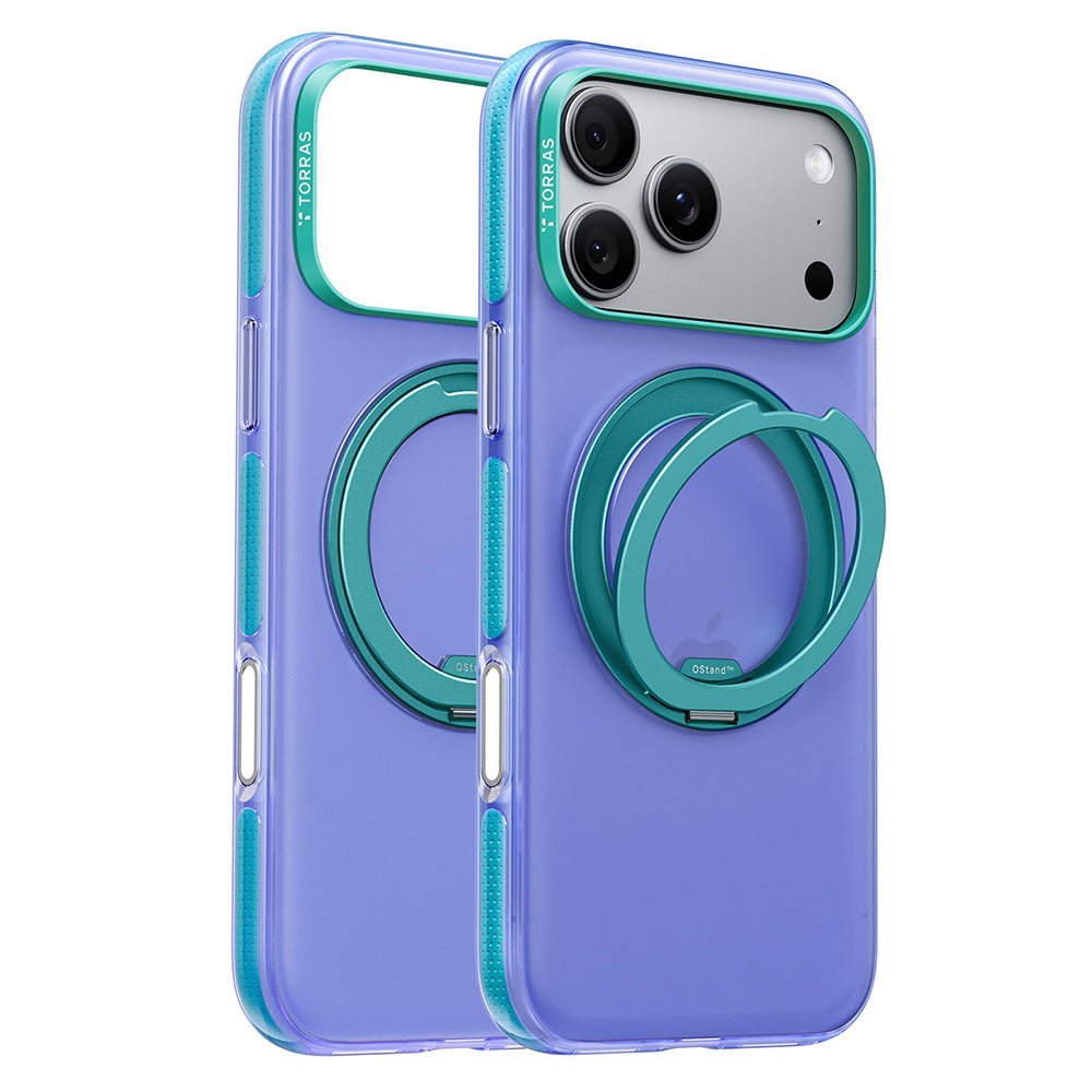 Θήκη MagSafe για Apple iPhone 18 Pro Max / 17 Pro Max, Torras, Ostand O3 Hue, Indigo