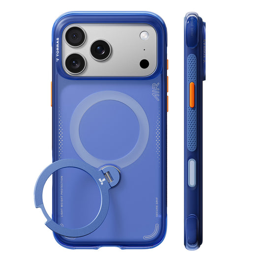 Θήκη MagSafe για Apple iPhone 18 Pro Max / 17 Pro Max, Torras, Ostand Q3 Air, Μπλε