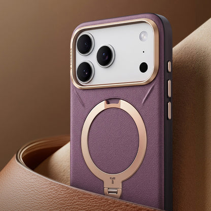 Θήκη MagSafe για Apple iPhone 18 Pro Max / 17 Pro Max, Torras, QPRO Leather, Καφέ
