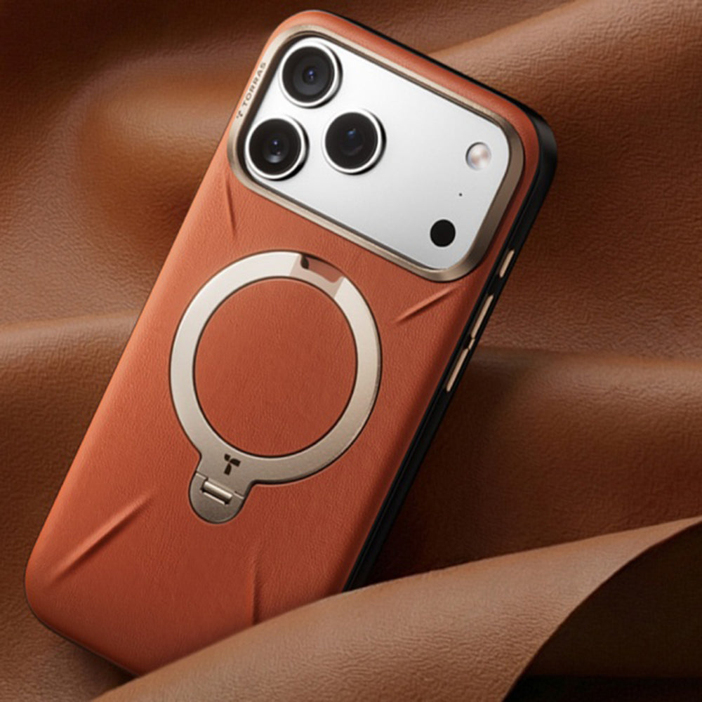 Θήκη MagSafe για Apple iPhone 18 Pro Max / 17 Pro Max, Torras, QPRO Leather, Καφέ