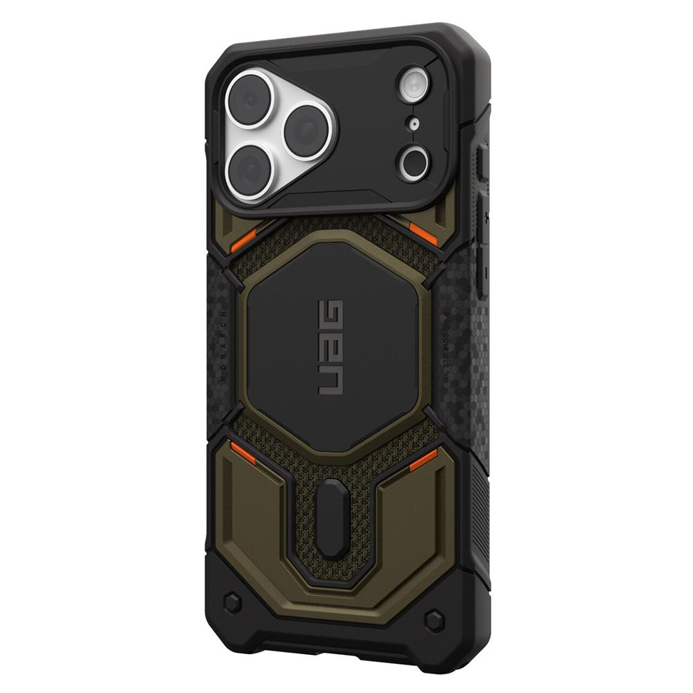 Θήκη MagSafe για Apple iPhone 18 Pro Max / 17 Pro Max, Urban Armor Gear, Monarch Pro Kevlar, Πράσινο