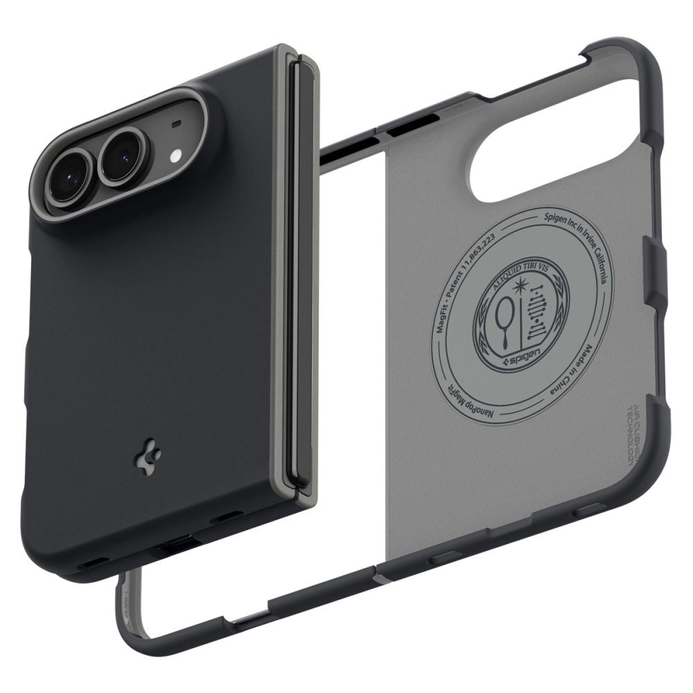 Θήκη MagSafe για Apple iPhone Duo, Spigen, Nano Pop, Μαύρη ACS11687