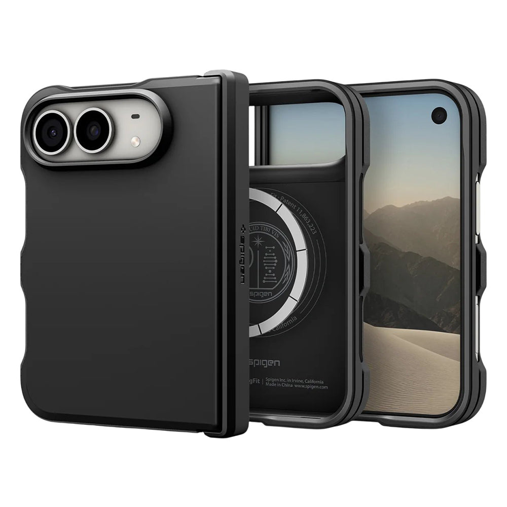 Θήκη MagSafe για Apple iPhone Duo, Spigen, Tough Armor Pro, Μαύρη ACS11690