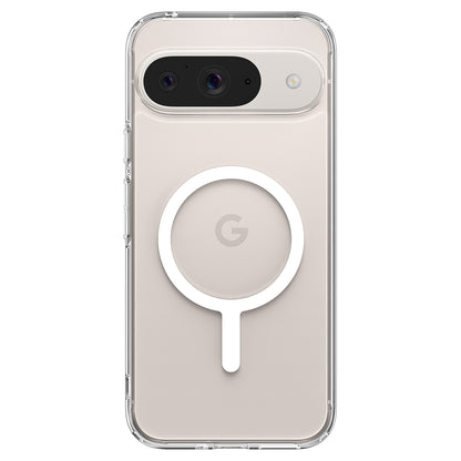 Θήκη MagSafe για Google Pixel 9/9 Pro, Spigen, Υπερβολικά υβριδικός μεταλλικός δακτύλιος, Διαφανής ACS07686 