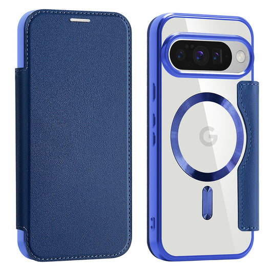 Θήκη MagSafe για Google Pixel 10 Pro / 10, Techsuit, SmartMag Book, Μπλε