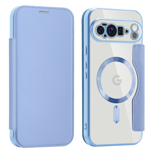 Θήκη MagSafe για Google Pixel 10 Pro XL, Techsuit, SmartMag Book, Μπλε