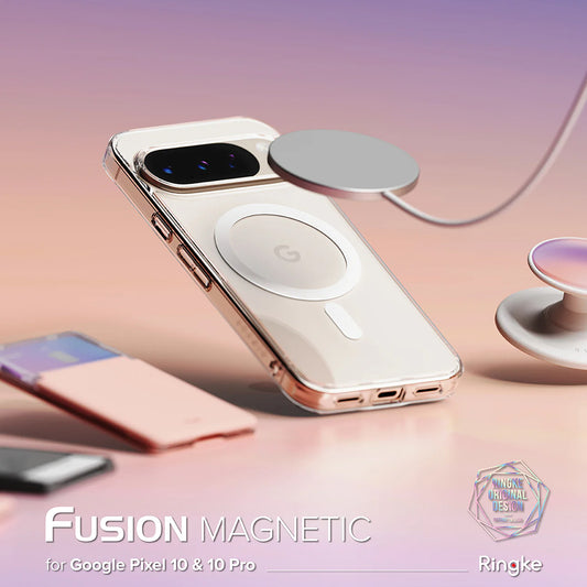 Θήκη MagSafe για Google Pixel 10 Pro / 10, Ringke, Fusion, Διαφανής