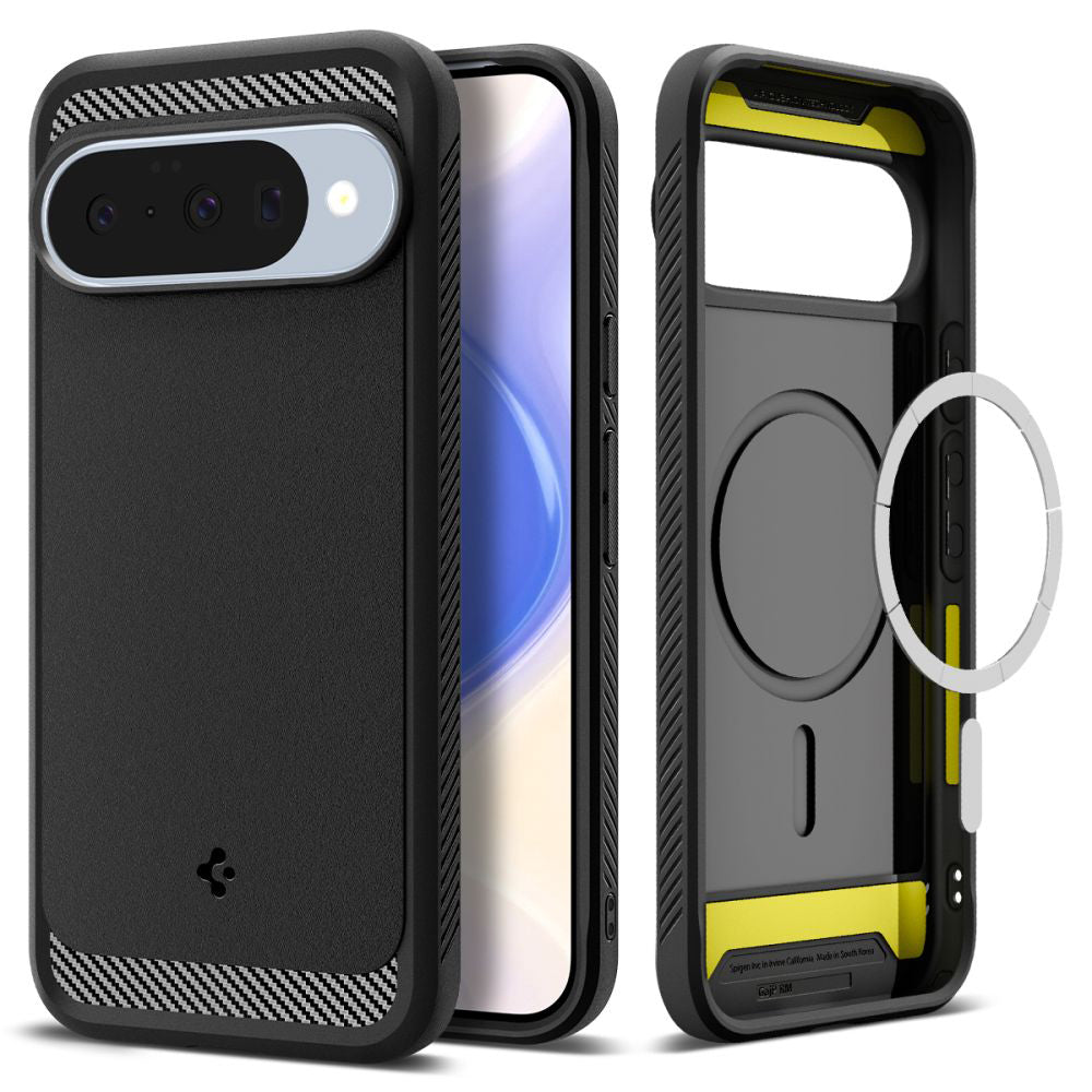 Θήκη MagSafe για Google Pixel 10 Pro / 10, Spigen, Rugged Armor, Μαύρο Ματ ACS09698