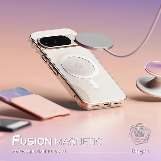 Θήκη MagSafe για Google Pixel 10 Pro XL, Ringke, Fusion, Διαφανής
