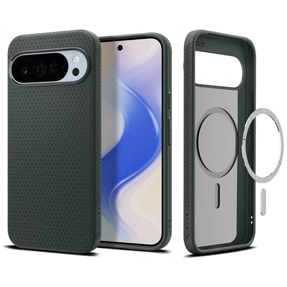 Θήκη MagSafe για Google Pixel 10 Pro XL, Spigen, Liquid Air, Πράσινο ACS09719
