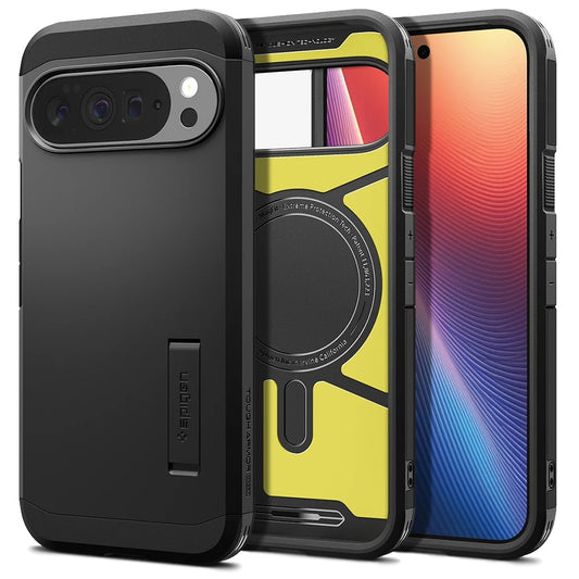 Θήκη MagSafe για Google Pixel 10 Pro XL, Spigen, Tough Armor, Μαύρη