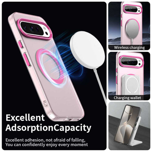 Θήκη MagSafe για Google Pixel 10 Pro XL, Techsuit, CandyCase, Ροζ