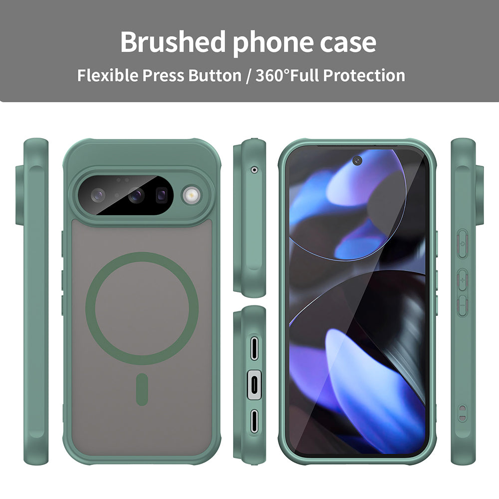 Θήκη MagSafe για Google Pixel 10, Techsuit, HaloFrost II, Πράσινο