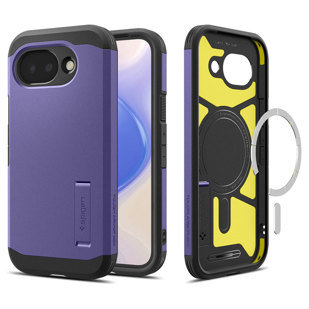 Θήκη MagSafe για Google Pixel 10a, Spigen, Tough Armor, Μωβ ACS11281