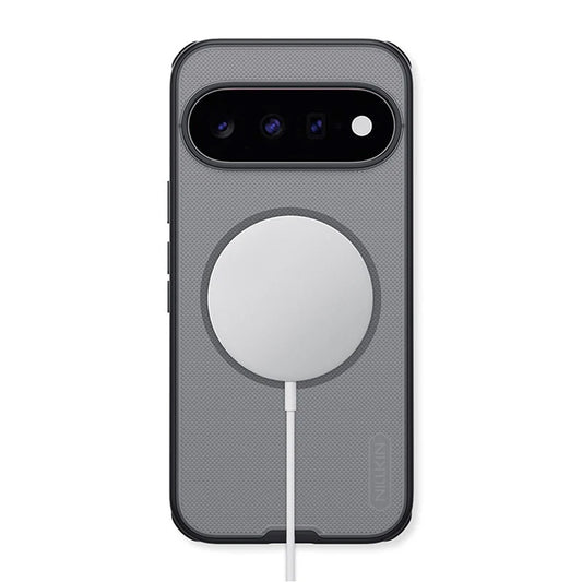 Θήκη MagSafe για Google Pixel 11, Nillkin, Super Shield Pro, Μαύρη Διάφανη Σατινέ