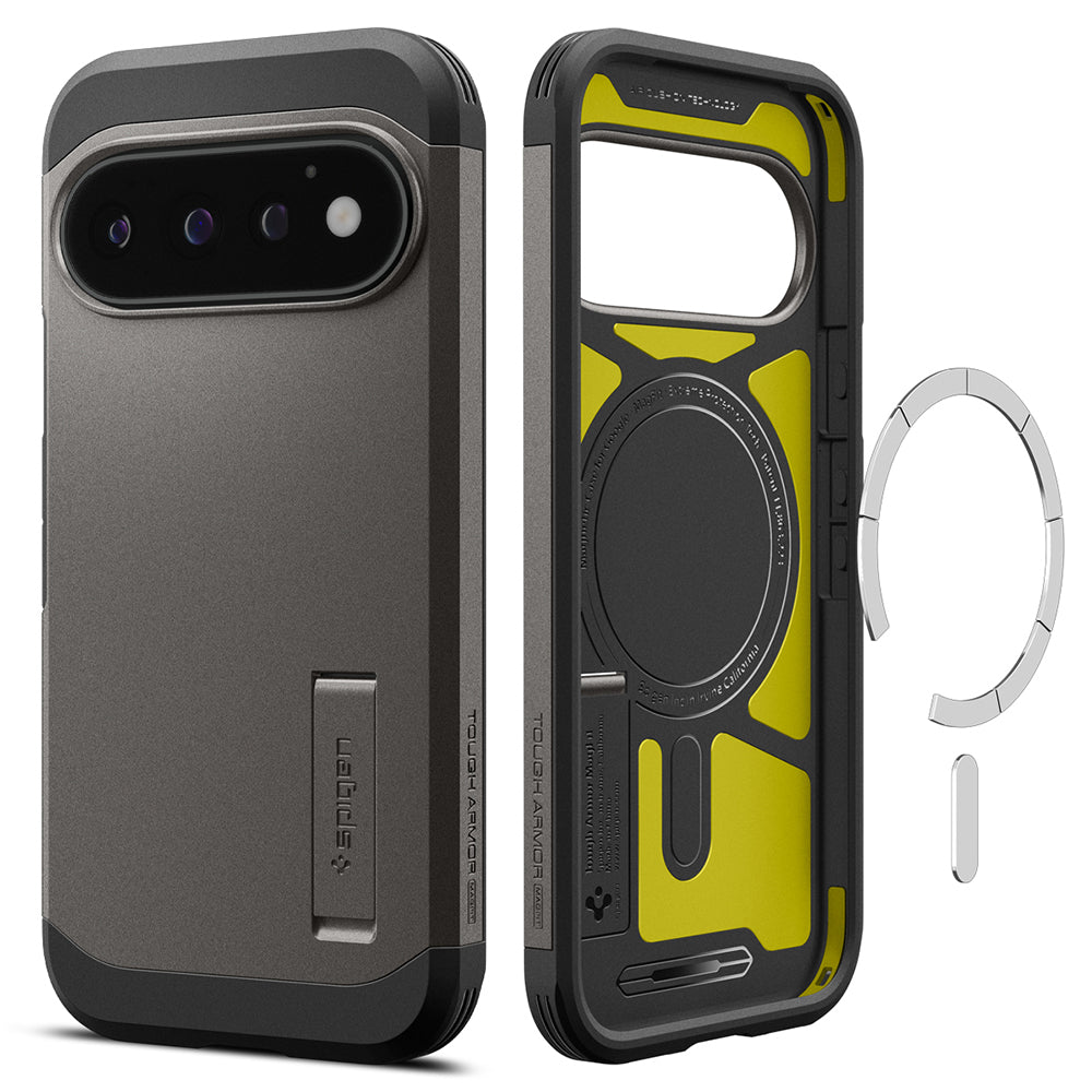 Θήκη MagSafe για Google Pixel 11 Pro, Spigen, Tough Armor, Γκρι ACS11860