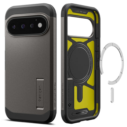 Θήκη MagSafe για Google Pixel 11 Pro, Spigen, Tough Armor, Γκρι ACS11860