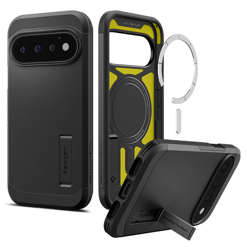 Θήκη MagSafe για Google Pixel 11 Pro, Spigen, Tough Armor, Μαύρο ACS11433
