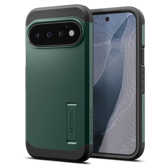 Θήκη MagSafe για Google Pixel 11 Pro, Spigen, Tough Armor, Πράσινο ACS11859