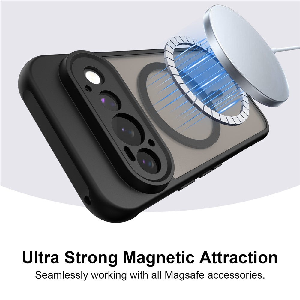 Θήκη MagSafe για Google Pixel 11 Pro, Techsuit, HaloFrost II, Μαύρο