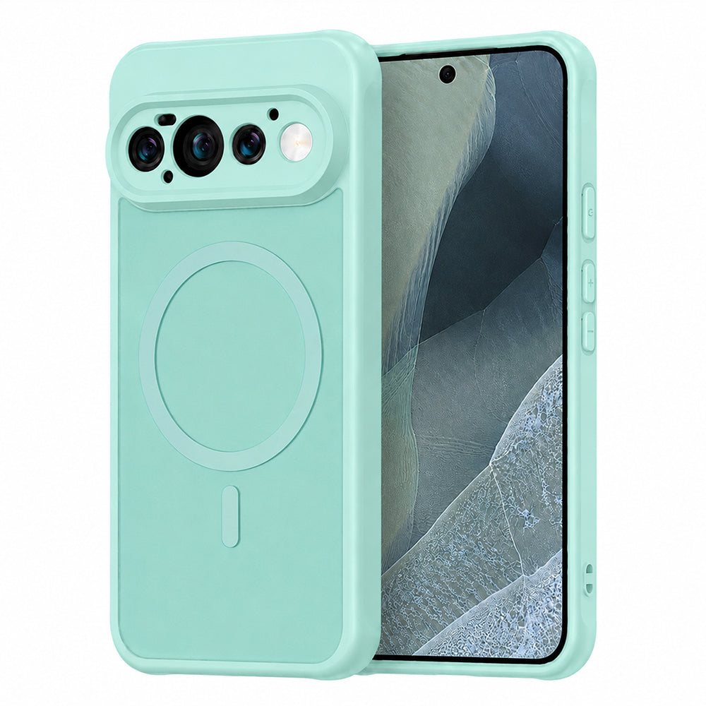Θήκη MagSafe για Google Pixel 11 Pro, Techsuit, HaloFrost II, Ανοιχτό Πράσινο