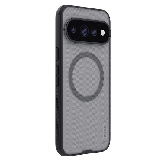 Θήκη MagSafe για Google Pixel 11 Pro XL, Nillkin, Super Shield Pro, Μαύρη διάφανη σατινέ