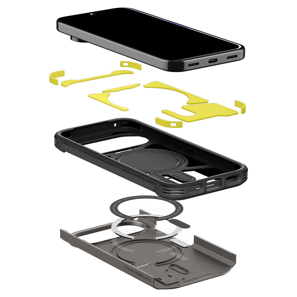 Θήκη MagSafe για Google Pixel 11 Pro XL, Spigen, Tough Armor, Γκρι ACS11865