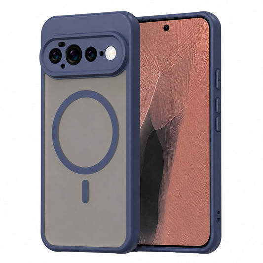Θήκη MagSafe για Google Pixel 11 Pro XL, Techsuit, HaloFrost II, Μπλε Σκούρο
