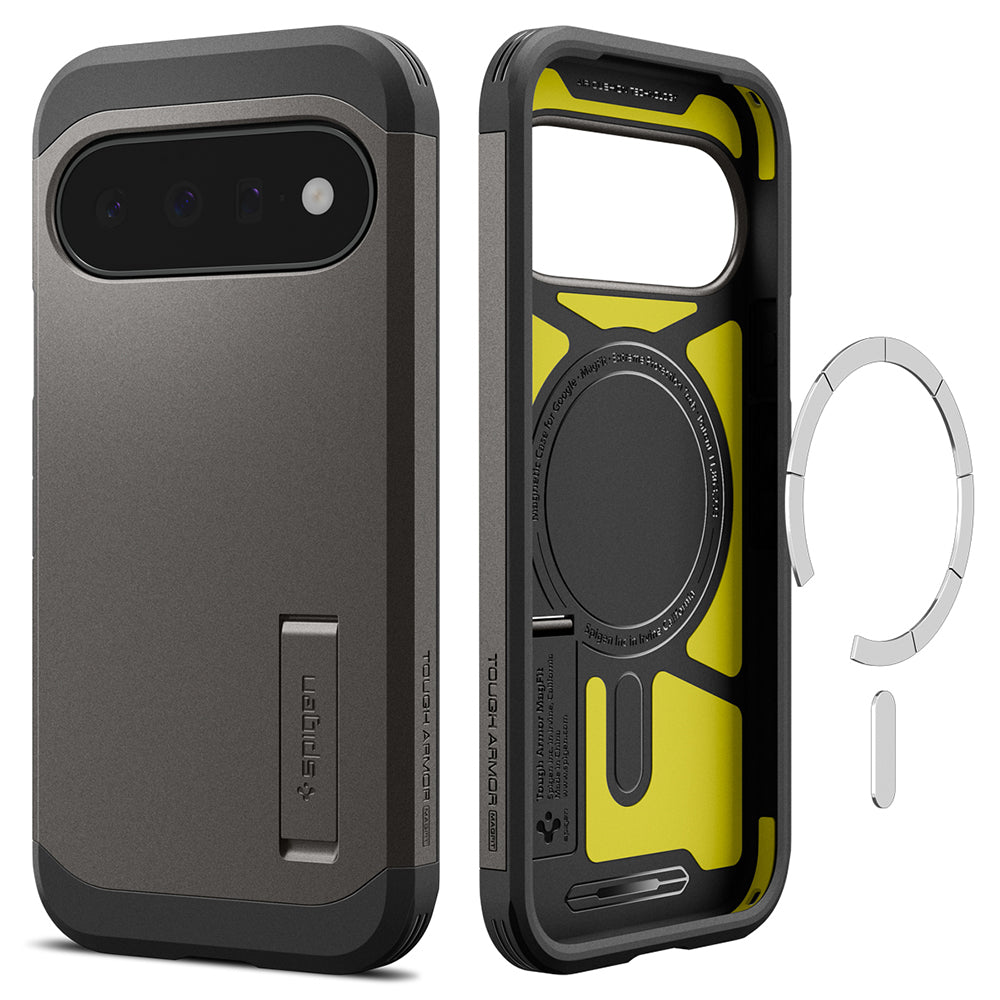 Θήκη MagSafe για Google Pixel 11, Spigen, Tough Armor, Γκρι ACS11855