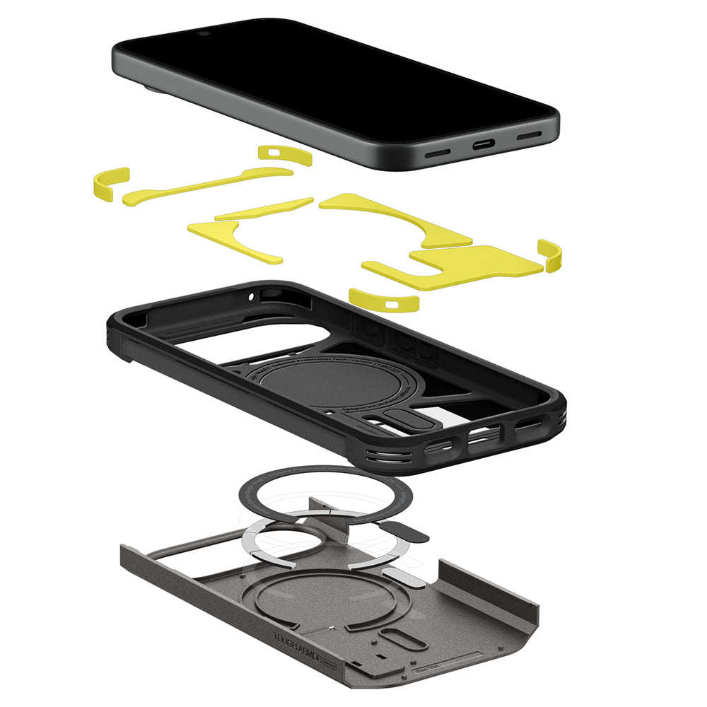 Θήκη MagSafe για Google Pixel 11, Spigen, Tough Armor, Γκρι ACS11855